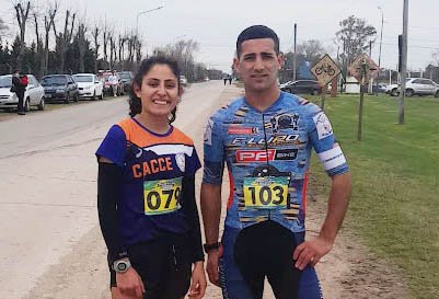 Destacada actuación de Shalom y Abdías Lescano en el duatlón de Maipú