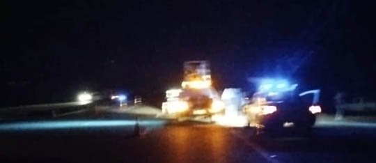 Triple choque y despiste en ruta 2 a la altura de Coronel Vidal