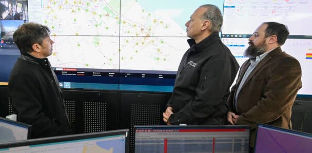 Kicillof presentó las nuevas instalaciones para agilizar el sistema 911