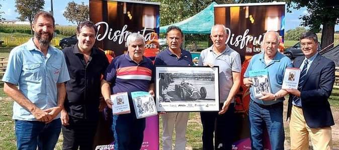 Los hijos del quíntuple recorrieron  «El camino de Fangio» en Italia