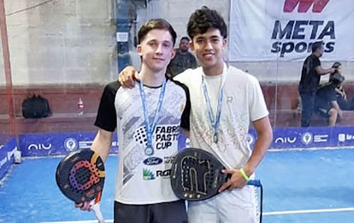 Mateo Rivero irá al Mundial Open de Padel