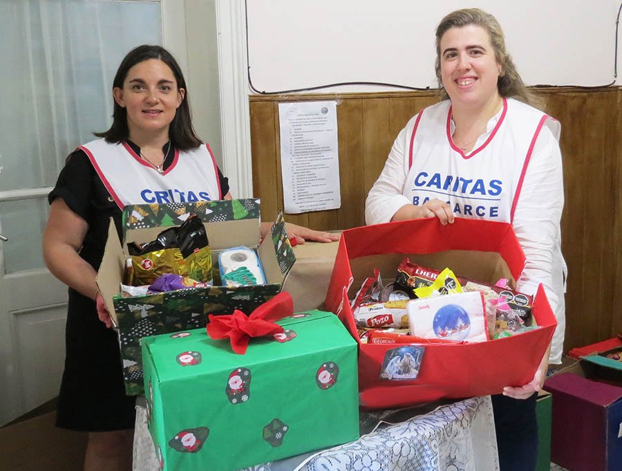 Cáritas “San José” comenzará a entregar las cajas navideñas confeccionadas