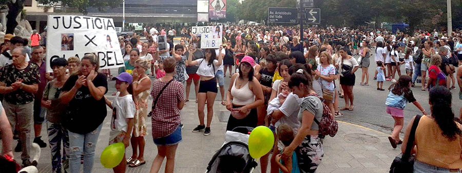 "¡Justicia!", el pedido en la marcha y  movilización por Claribel Medina