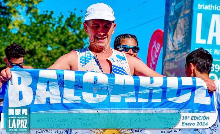 «Charly» Martínez, un apasionado del triatlón de La Paz