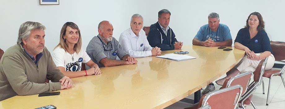 Dirigentes de La Bancaria se reunieron con concejales