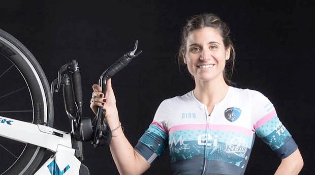 Emilia Scioli, una triatleta fuerte y  poderosa que rompe con los prejuicios