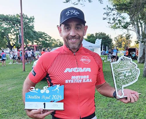 Triatlón: ganó César Rodríguez en el Provincial