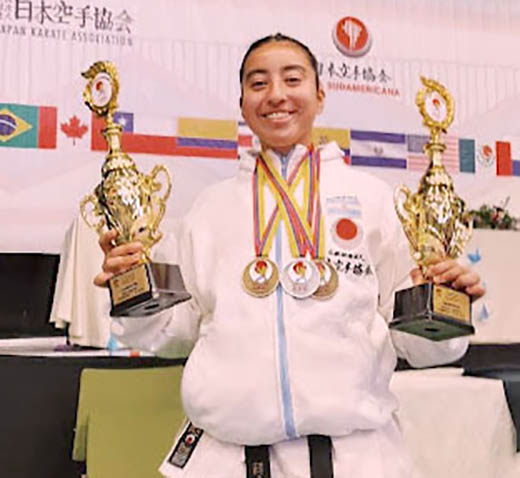 Kiara Ponce: "Haciendo karate me siento muy libre"