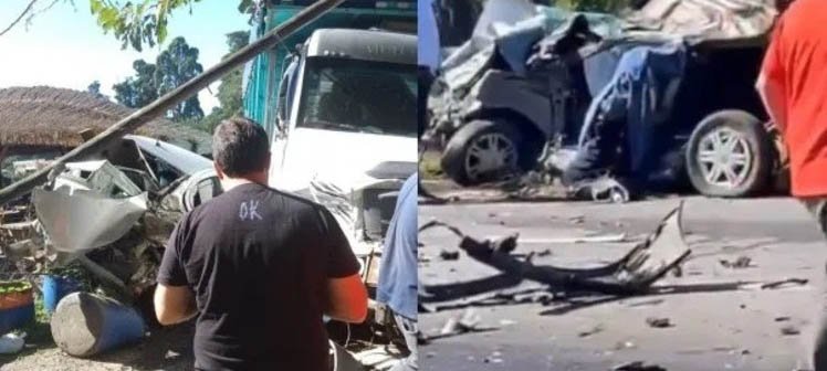 Fatal accidente en ruta 2 camino a Mar del Plata: camión se cruzó de carril y se incrustó en una parrilla