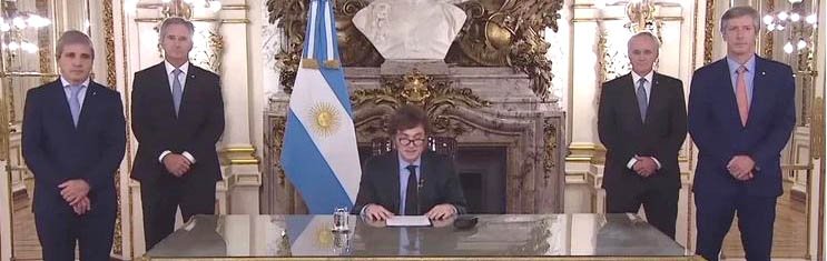 Milei anunció en cadena nacional que se logró el 0,2% de superávit fiscal en el primer trimestre