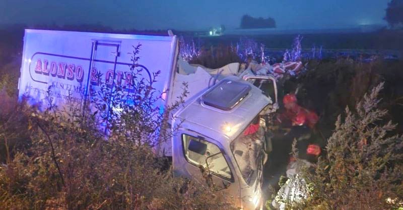 Camionero resultó herido al despistarse en la ruta 88