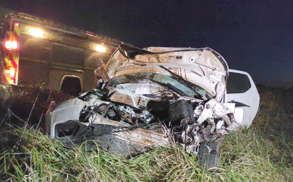 Choque en la ruta 55: cuatro personas hospitalizadas
