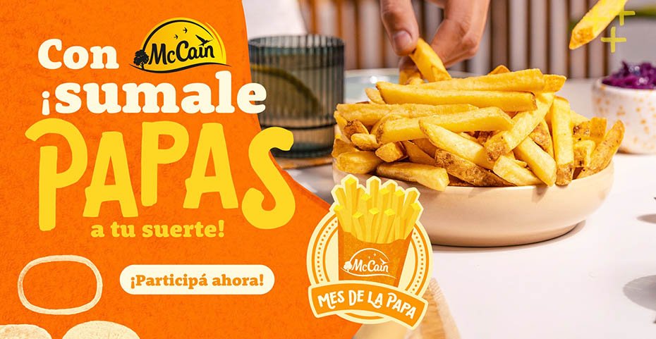 McCain lanza la campaña: «Sumale papas a tu suerte»