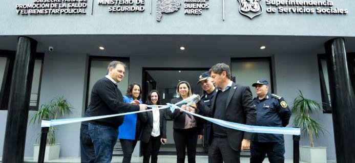 La Provincia inauguró un nuevo espacio para el cuidado de la salud mental en el ámbito policial