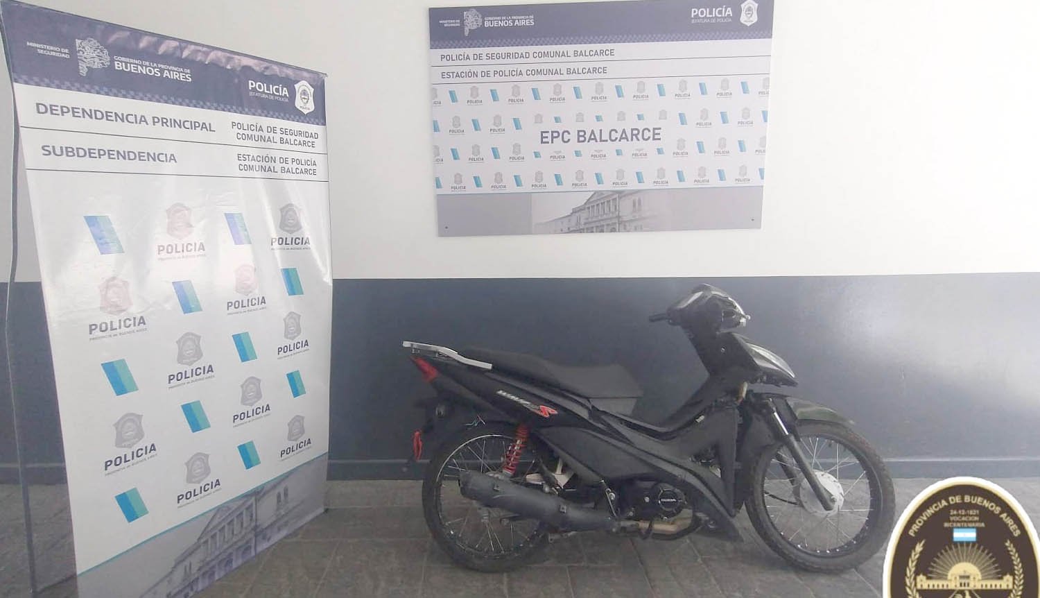 Lo detuvieron por encubrimiento y secuestraron una moto robada