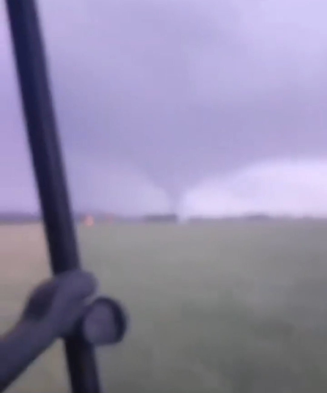 Tornado pasó por Los Pinos