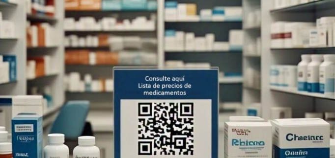 Las farmacias deberán exhibir un código QR donde se pueda ver la lista de precios de los medicamentos
